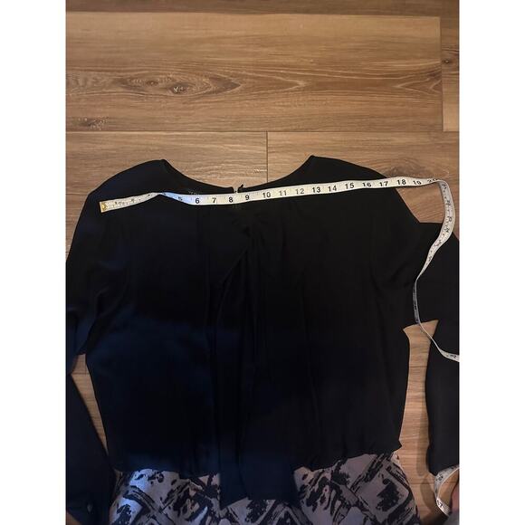 Lafayette 148 New York dress size 10. Black with mohair embellished skirt - Picture 12 of 16